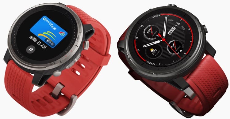 Huami Amazfit Sports Watch 3 é oficializado com duas variantes Smartwatch Amazfit Sports Watch 3 vermelho.