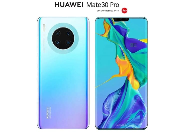 Huawei Mate 30 Pro aparece em renderizações não oficiais Huawei Mate 30 Pro renderização.