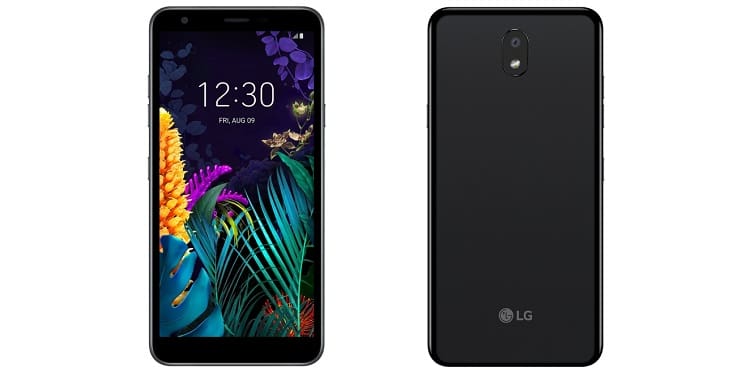 LG X2 2019 na cor preta.