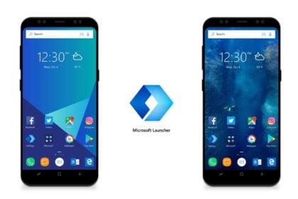 microsoft launcher imagem oficial