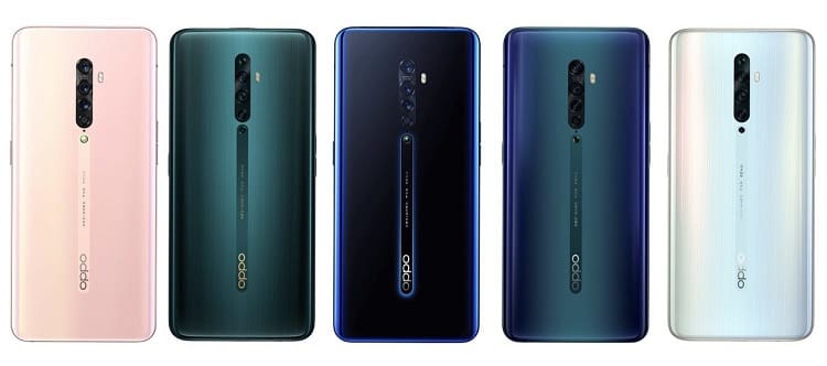 Oppo Reno 2 cores.