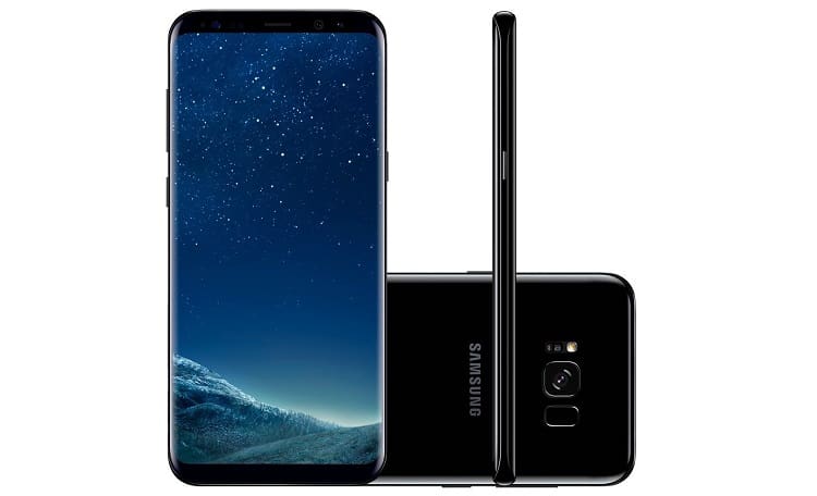 Galaxy S8 e S8+ começam a receber o patch de segurança de agosto Galaxy S8 preto.
