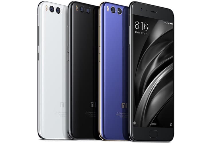 Xiaomi Mi 6 recebe nova atualização da MIUI 10 com algumas melhorias Xiaomi Mi 6 cores.