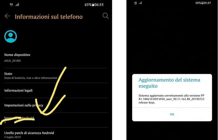 ASUS Zenfone 5Z recebe pacote de segurança de julho de 2019 Zenfone 5z atualização de segurança de julho 2019.