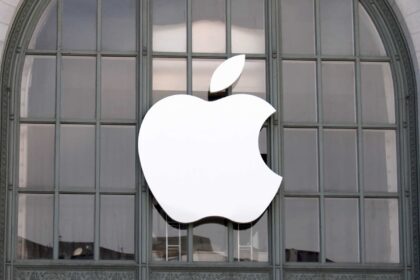 Logo da Apple.