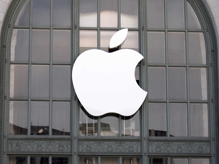 Logo da Apple.