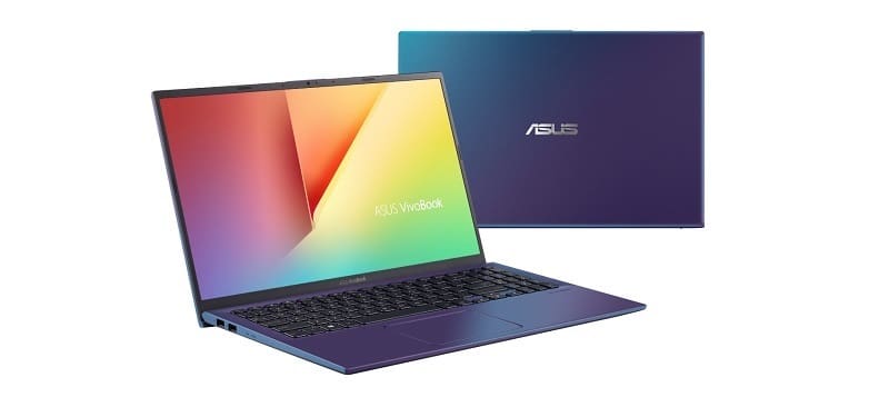 ASUS VivoBook 15 ganha novas cores no mercado brasileiro VivoBook 15 na cor azul.