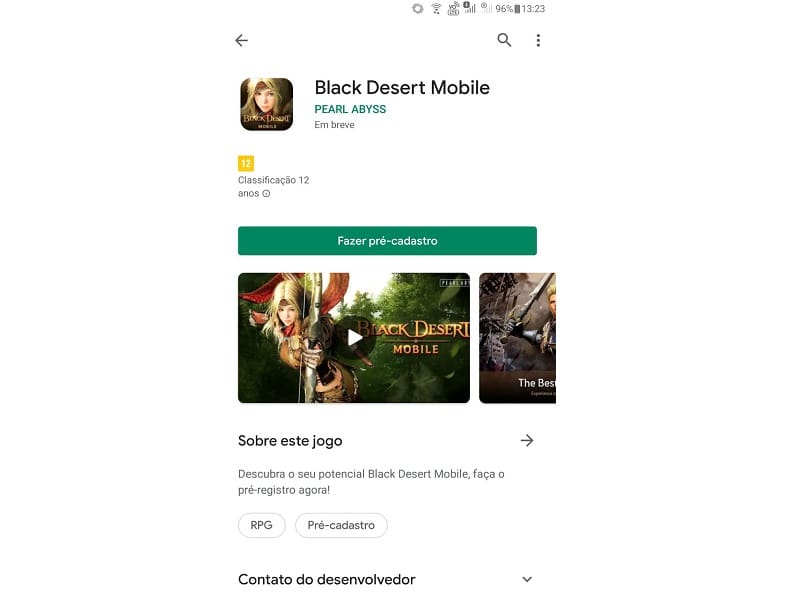 Black Desert Mobile abre pré-cadastro para usuários Android Black Desert Mobile chega em dezembro.