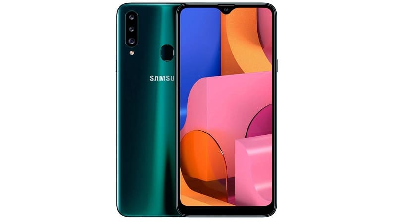 Galaxy A20s é anunciado com câmera tripla e até 4 GB de RAM Galaxy A20s verde.