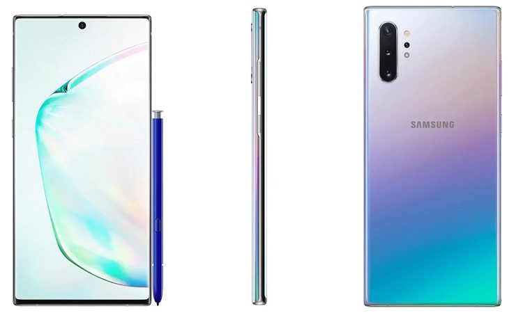 Samsung Galaxy Note 10 e Note 10+ são lançados no Brasil Galaxy Note 10+ na cor Aura Glow.