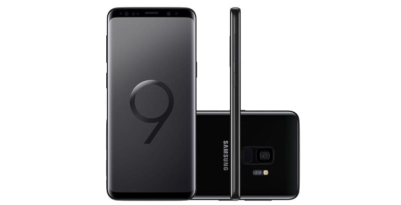 Galaxy S9 e S9+ recebem pacote de segurança de setembro de 2019 Galaxy S9 na cor preta.