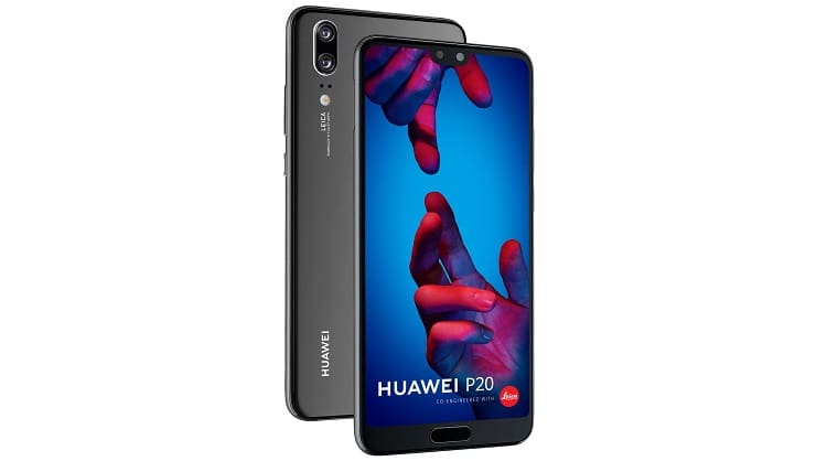 Huawei P20 e P20 Pro recebem o pacote de segurança de agosto de 2019 Huawei P20 preto.