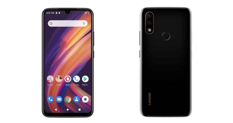Lenovo A6 Note preto.