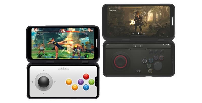 LG G8X ThinQ é anunciado com Snapdragon 855 e duas telas LG G8X usado como gamepad.