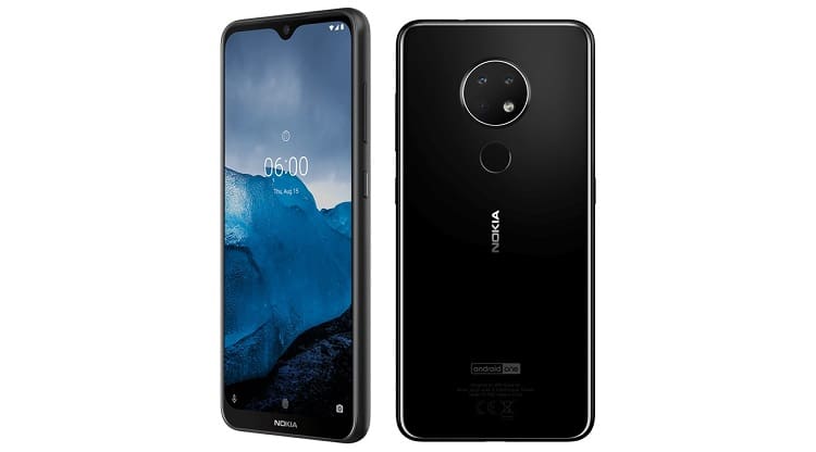 Nokia 6.2 e 7.2 são oficializados com chipset Snapdragon e câmera tripla Nokia 6.2 preto.