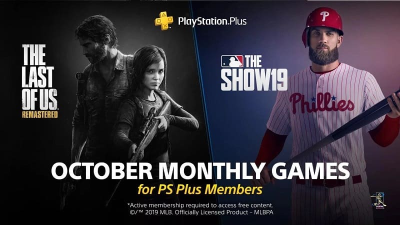 PS Plus Outubro: The Last of Us e MLB The Show 19 Títulos gratuitos na PS Plus de outubro de 2019.