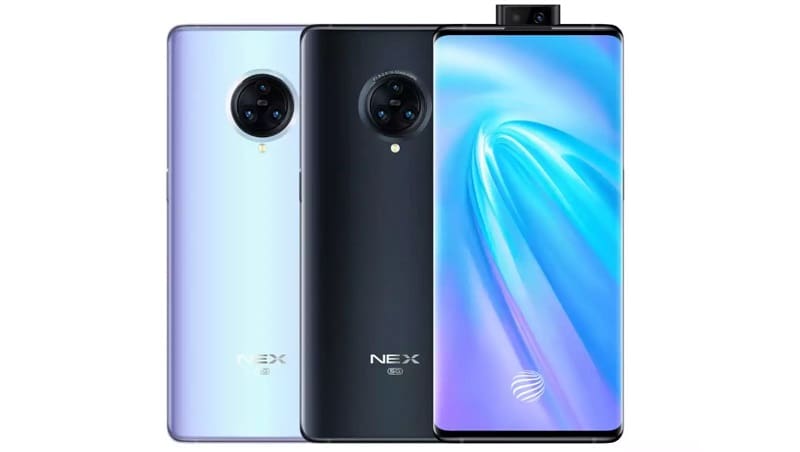 Vivo NEX 3 5G alcança alta pontuação em teste de benchmark Vivo NEX 3 5G cores.