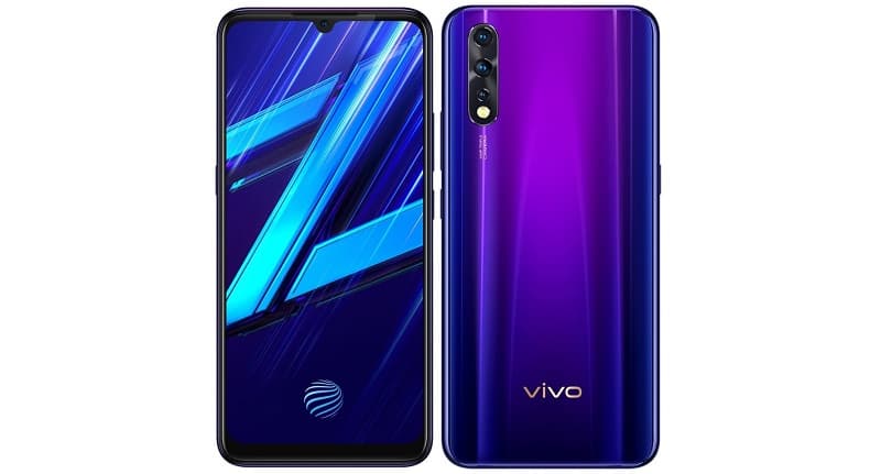 Vivo Z1x é lançado oficialmente com 6 GB de RAM e câmera tripla Vivo Z1x azul.