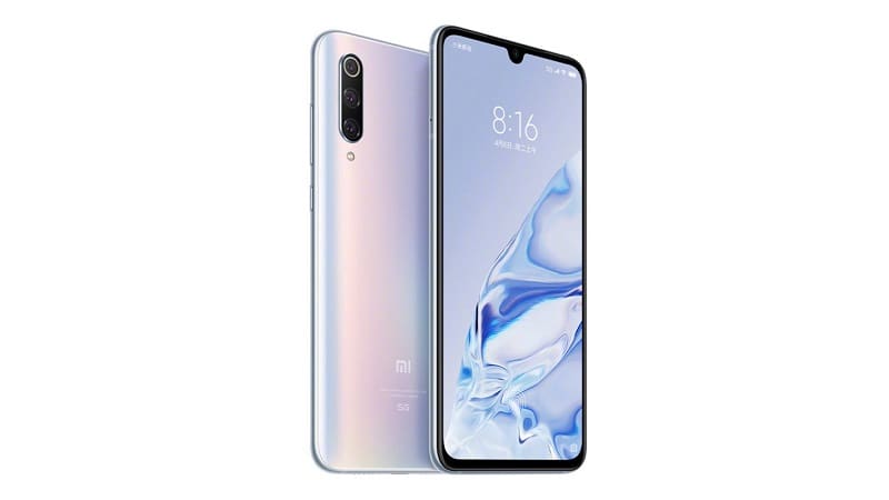 Xiaomi Mi 9 Pro 5G é lançado oficialmente com Snapdragon 855+ Xiaomi Mi 9 Pro 5G branco.