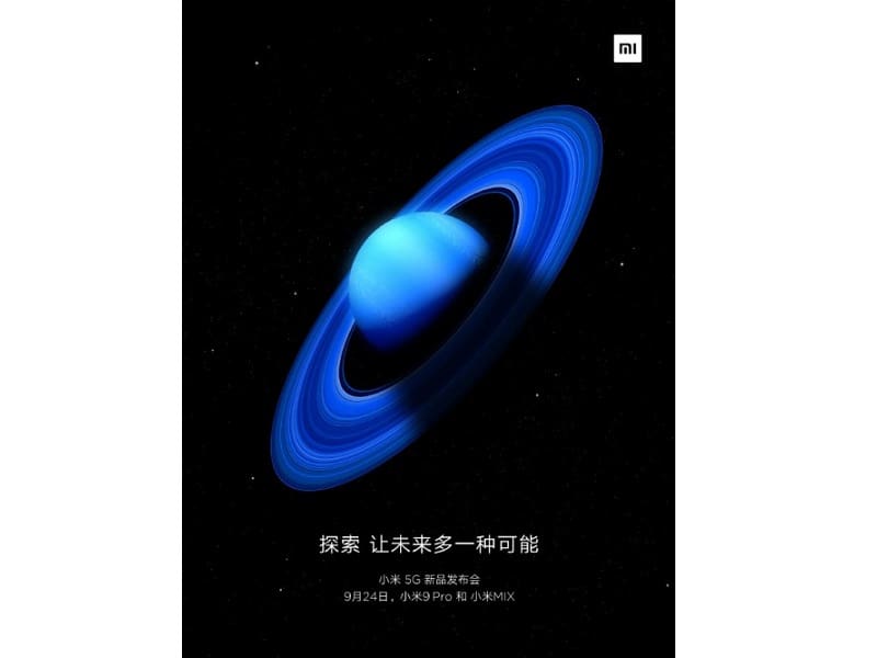 Xiaomi Mi 9 Pro e Mi Mix 4 serão oficializados no dia 24 de setembro Xiaomi Mi 9 Pro e Mi Mix 4 data oficial de lançamento.