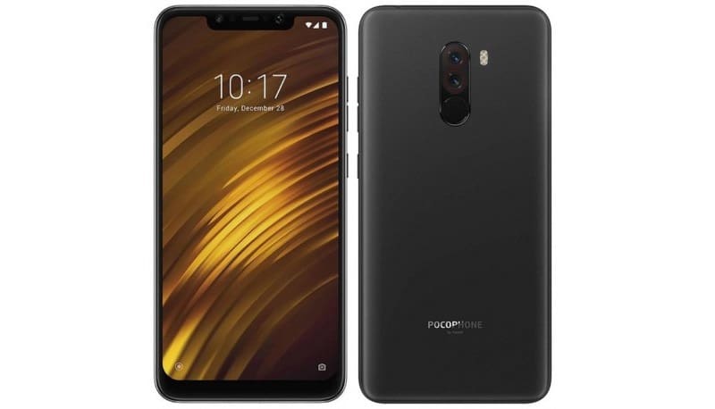 Xiaomi Pocophone F1 preto.