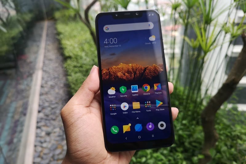 Pocophone F1 nova atualização.