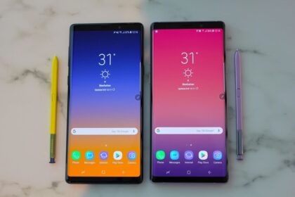 Samsung Galaxy Note 9 update.
