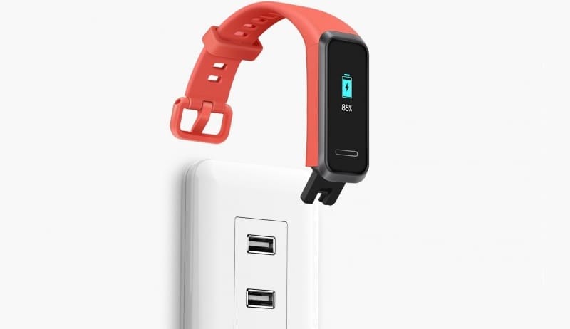 Huawei Band 4 é oficial com tela colorida e conector USB-A Smartband Huawei Band 4.