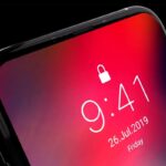 Apple iPhone 12 render da tela sem entalhe.
