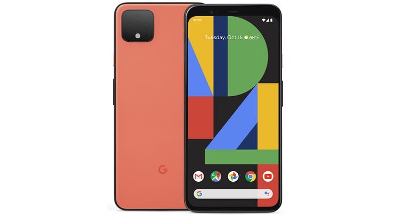 Pixel 4 e 4 XL são anunciados com Snapdragon 855 e 6 GB de RAM Pixel 4 na cor laranja.