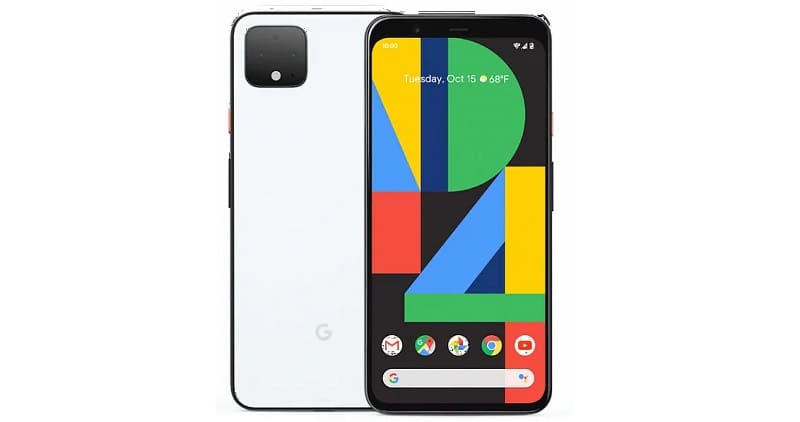 Galaxy Note 10+ Vs. Google Pixel 4: Comparando especificações e preços Pixel 4 branco.