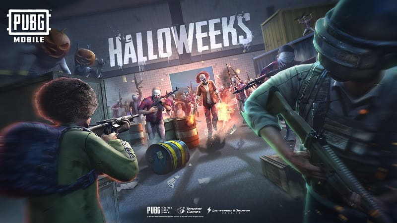PUBG Mobile atualização de halloween.