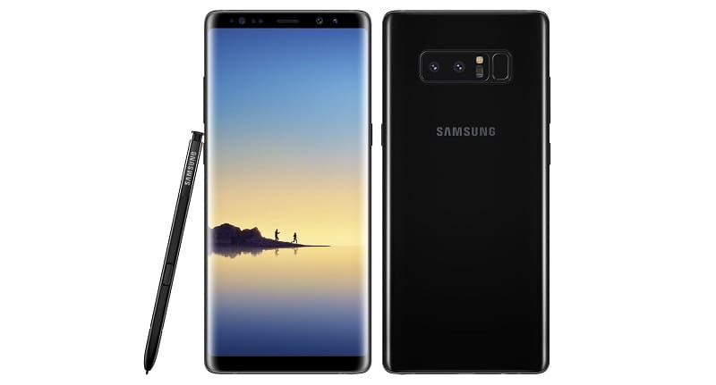 Galaxy Note 8 atualização de outubro 2019.