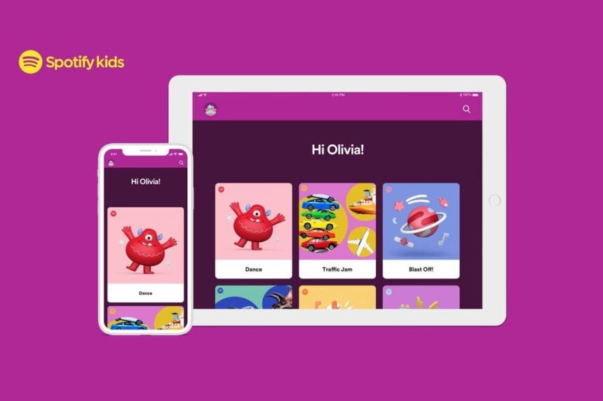 spotify kids lancamento aplicativo