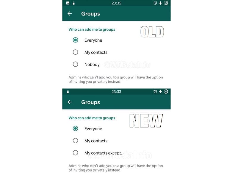 WhatsApp Beta recebe novidades para as Configurações de Privacidade WhatsApp Beta configuração de privacidade.