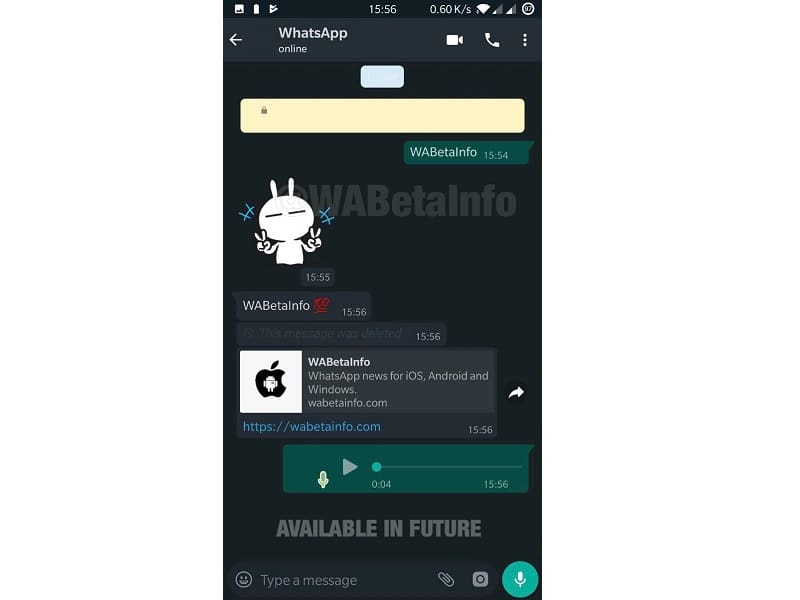WhatsApp Beta recebe novidades para as Configurações de Privacidade WhatsApp Beta modo escuro update.