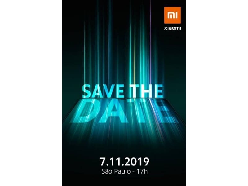 Xiaomi Redmi Note 8 Pro pode ser lançado no Brasil no dia 7 de novembro Convite da Xiaomi para o evento dia 7 de novembro em São Paulo, Brasil.