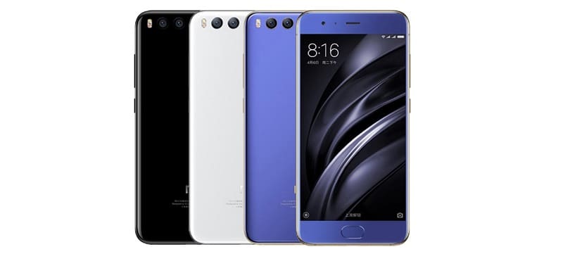 Xiaomi Mi 6 é atualizado para a MIUI 11 sem o Android 10 Xiaomi Mi 6 nas cores preto, branco e azul.
