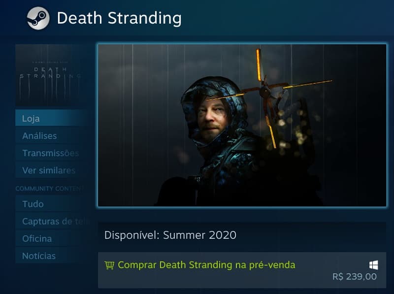 Death Stranding será lançado para PC no segundo semestre de 2020 Death Stranding para PC.