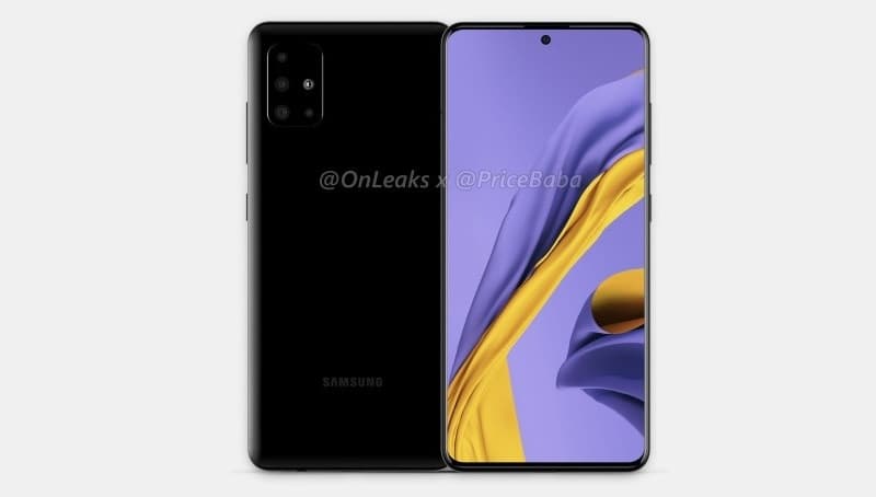 Galaxy A51 recebe certificação Wi-Fi e aparece em renderizações Galaxy A51 primeira renderização.