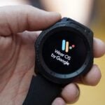 Smartwatch com Wear OS da Google.
