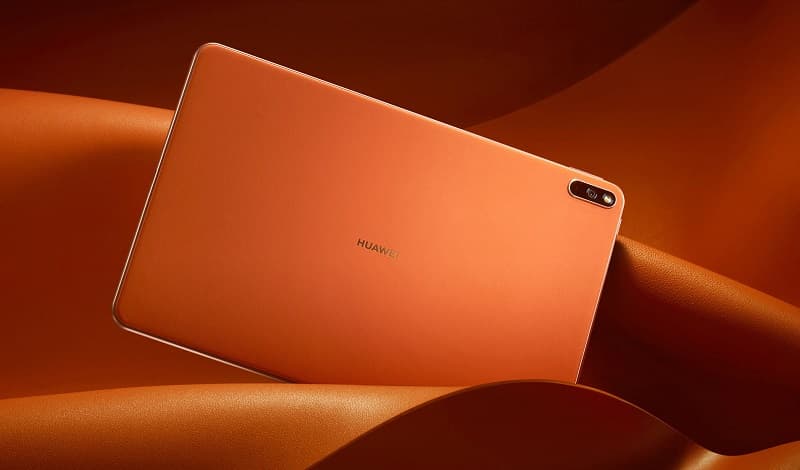 Huawei lança MatePad Pro com Kirin 990 e furo na tela para a câmera Huawei MatePad Pro laranja.