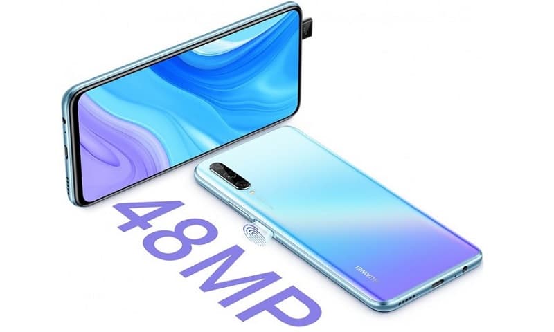 Huawei Y9s é lançado com câmera tripla e Kirin 710F Huawei Y9s na cor azul.
