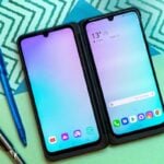 LG G8X ThinQ usado com duas telas.