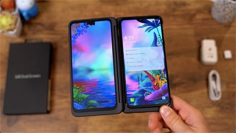 LG lança G8X ThinQ no Brasil com duas telas e Snapdragon 855 LG G8 ThinQ com duas telas.