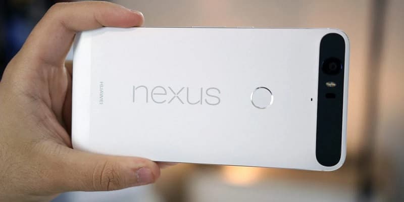 Nexus 6P branco.