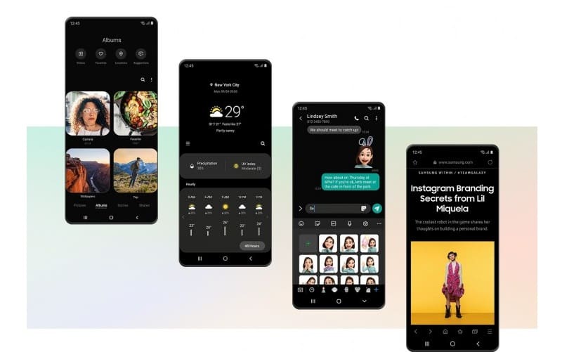 One UI 2: Samsung detalha recursos da nova versão da interface Modo Noturno da One UI 2.