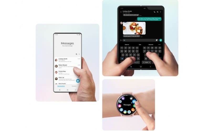One UI 2: Samsung detalha recursos da nova versão da interface One UI 2 sendo usada em smartphone, smartphone dobrável e smartwatch da Samsung.