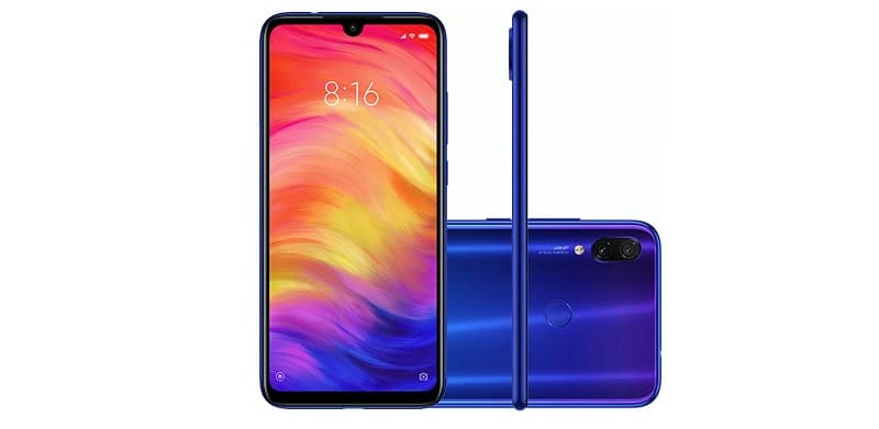 Redmi Note 7 recebe pacote de segurança de novembro de 2019 Redmi Note 7 na cor azul.