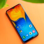 Imagem ilustrativa do Galaxy A20.